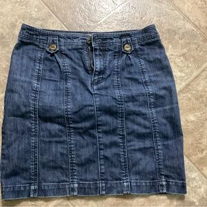 Pilcro denim skirt